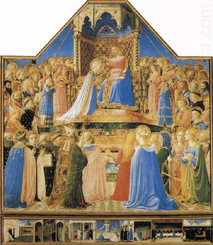 Fra Angelico The Coronation of the Virgin china oil painting image